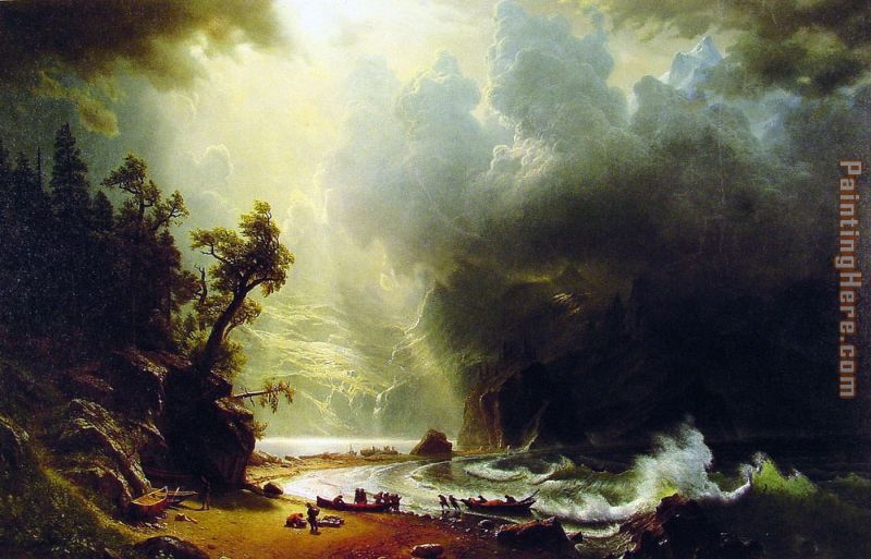 Albert Bierstadt Puget Sound on the Pacific Coast